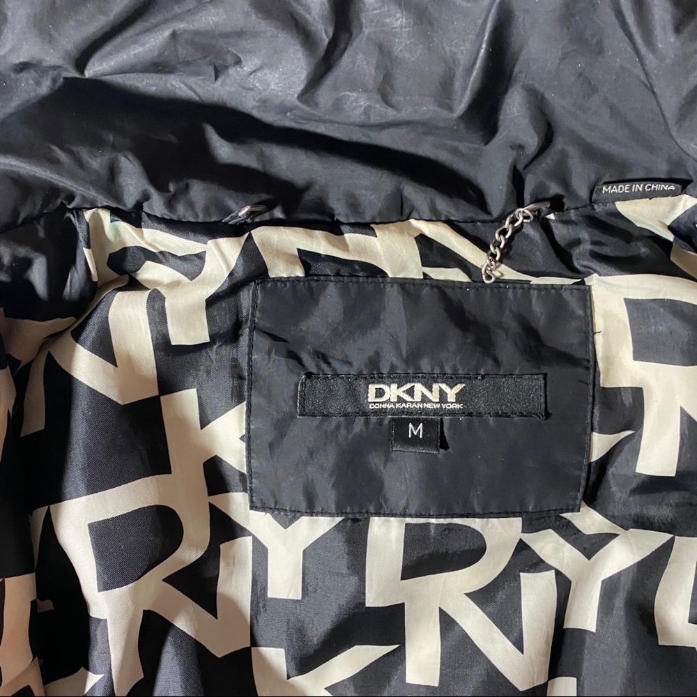 DKNY Insulated Black Winter Sporty Coat/Jacket - Picture 6 of 9
